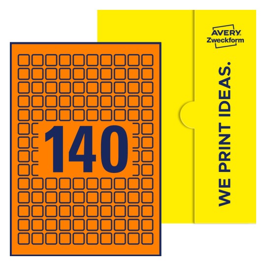 E-PPW-15x15-S - Kvadratiske etiketter, 15 x 15 mm