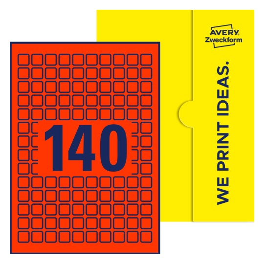 E-PPW-15x15-S - Kvadratiske etiketter, 15 x 15 mm