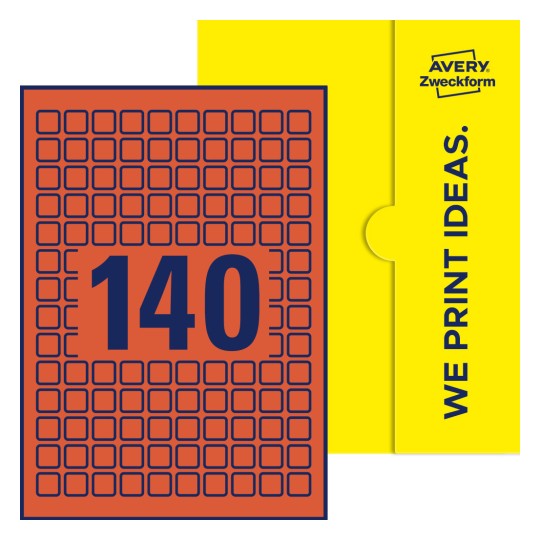 E-PPW-15x15-S - Kvadratiske etiketter, 15 x 15 mm