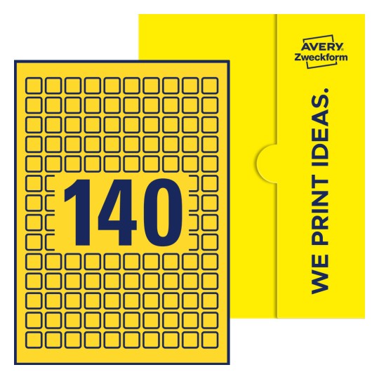 E-PPW-15x15-S - Kvadratiske etiketter, 15 x 15 mm