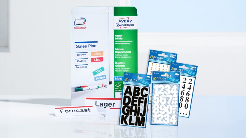 Avery-produkter til skilting - skap oppmerksomhet