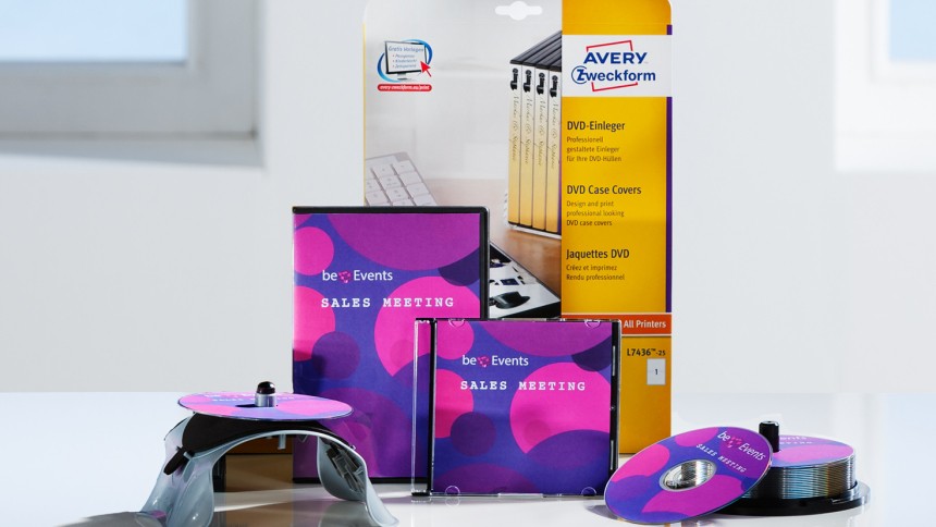 Avery-etiketter til CD-er og DVD-er - hold orden på innholdet på dine medier