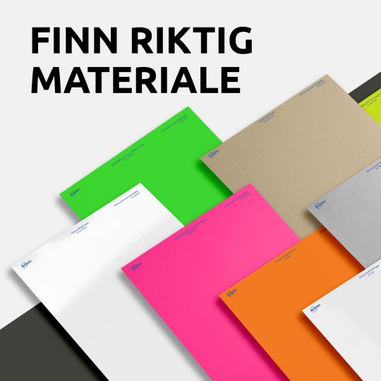 illustrasjon av Velg etikettmateriale