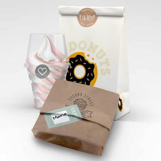 METOSEAL Forseglingsetiketter for matleveranser, take-away og to-go