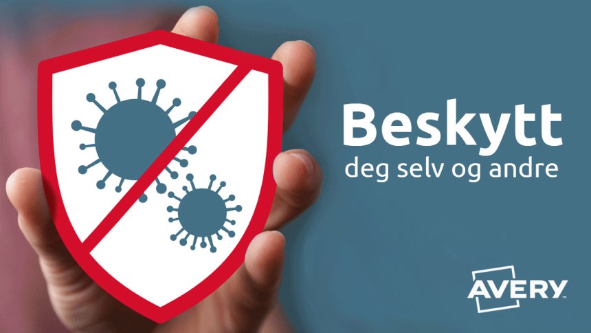 Avery antimikrobielle etiketter