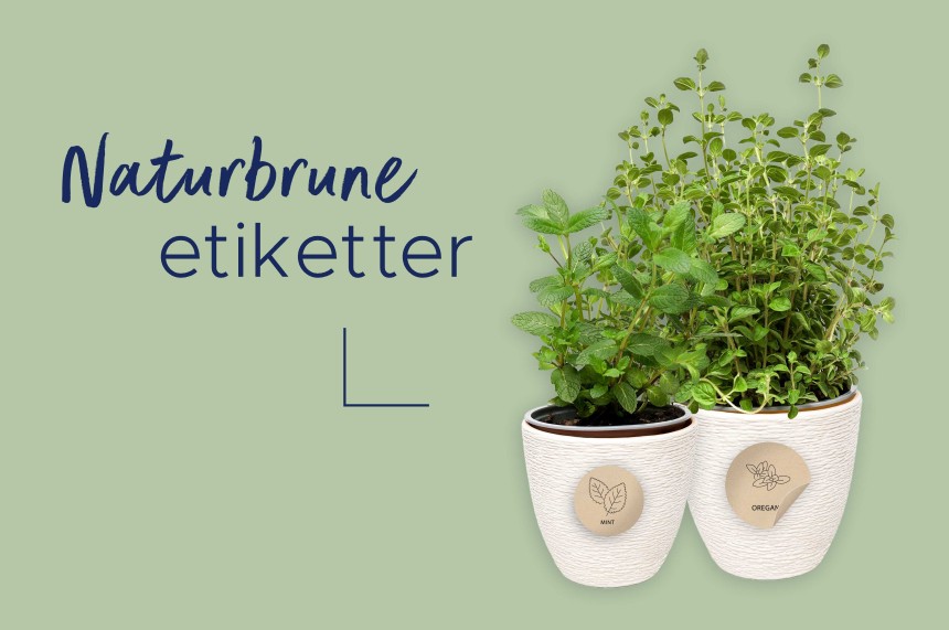 Naturbrune etiketter