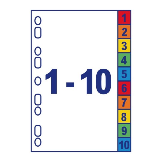 Ready Index™ med 10 faner UTGÅTT 01735501 222 x 297 mm