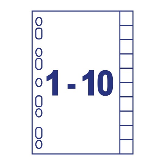 Index Maker™ skilleark UTGÅTT 01812061 225 x 297 mm