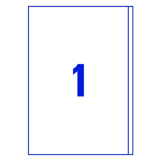 1 stk. etiketter per ark