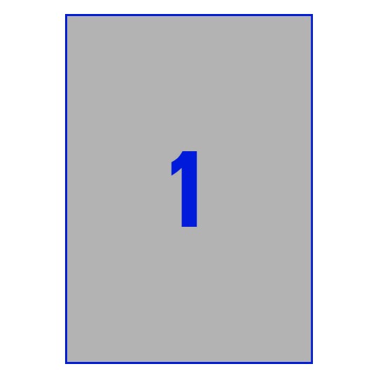 1 stk. etiketter per ark