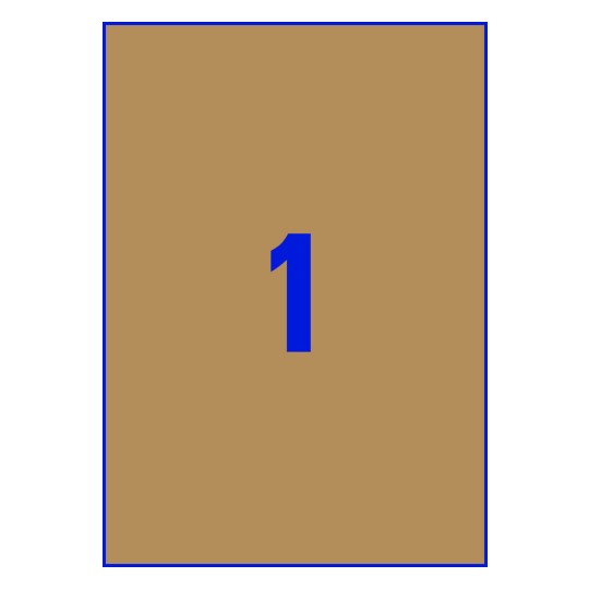 1 stk. etiketter per ark