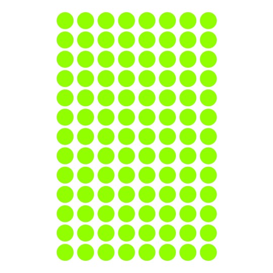 Illustrasjon enkeltark, Artikkel: 3179, markeringspunkter, format: ⌀ 8 mm, 104 markeringspunkter/ark?