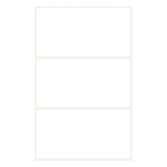 Illustrasjon enkeltark, artikkel: 3331, flerbruksetiketter, format: 98 x 51 mm, 3 etiketter/ark?