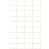 Enkeltark, Artikkel: 3042, flerbruksetiketter, format: 18 x 12 mm, 36 etiketter/ark.