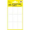 Pakningsavbildning: Avery Zweckform Non-A4 universaletiketter for håndskrift, artikkel: 3045, format: 38 x 24 mm, innhold: 63 etiketter / 7 ark, 9 etiketter/ark