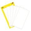 Pakningsbilde med etikettark: Avery Zweckform flerbruksetiketter, Artikkel: 3047, Format: 98 x 51 mm, Innhold: 6 etiketter / 6 ark, 1 etikett/ark.