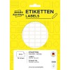 Pakningsbilde: Avery Zweckform Non A4 Universal-etiketter for håndskrift, Artikkel: 3306, Format: 13 x 8 mm, Innhold: 3 712 etiketter / 29 ark, 128 etiketter/ark.