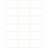 Avbildning enkelark, artikkel: 3325, flerbruksetiketter, format: 38 x 24 mm, 18 etiketter/ark.