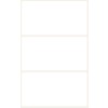 Illustrasjon enkeltark, artikkel: 3331, flerbruksetiketter, format: 98 x 51 mm, 3 etiketter/ark?