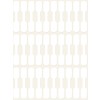 Avbildning enkeltark, Artikkel: 3335, Prisetiketter, Format: 49 x 10 mm, 30 etiketter/ark.