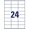 Stanse-tegning Enkelark A4, Artikkel: 3422, Universale Etiketter, Format: 70 x 35 mm, 24 etiketter/ark?