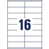 Stanse tegning enkeltside A4, Artikkel: 3423, Universale etiketter, Format: 105 x 35 mm, 16 etiketter/ark?
