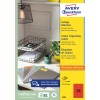 Pakningsavbildning: Avery Zweckform Fargede Etiketter, permanent klebende, Artikkel: 3448, Format: 70 x 37 mm, Utskriftsegnet for: Inkjet,Laser s/h, Fargelaser, Innhold: 2.400 etiketter / 100 ark, 24 etiketter/ark.