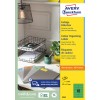 Pakningsbilde: Avery Zweckform Fargede etiketter, permanent klebende, Artikkel: 3454, Format: 105 x 37 mm, Utskriftsegnet: Inkjet, Laser s/hv, Fargelaser, Innhold: 1.600 etiketter / 100 ark, 16 etiketter/ark.