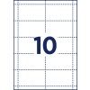 Stansemønster enkeltark A4, Artikkel: 4820, Navneskilt med kombiklemme, Format: 90 x 54 mm?