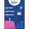 Pakningsbilde: Avery Zweckform, Artikkel: 4822, Format: 90 x 60 mm, Skriveegnethet: Inkjet, fargelaser, svart/hvitt laser, kopimaskiner, Innhold: 25 navneskilt / 32 innstikksskilt / 4 ark, /ark?