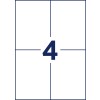 Stanse-tegning enkeltark A4, Artikkel: 4834XL, Navneskilt-lommer store, Format: 105 x 148 mm