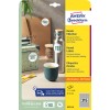 Pakningsbilde: Avery Zweckform Runde Etiketten, Artikkel: 6221-10, Format: ⌀ 10 mm, Skriverkompatibilitet: Inkjet, svart/hvitt laser, fargelaser, Innhold: 3.150 etiketter / 10 ark, 315 etiketter/ark.
