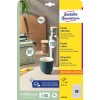 Pakningsbilde: Avery Zweckform Runde Etiketter, Artikkel: 6222-10, Format: ⌀ 20 mm, Skriveregenskaper: Inkjet, Laser s/hv, Fargelaser, Innhold: 880 etiketter / 10 ark, 88 etiketter/ark
