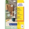Pakningsbilde: Avery Zweckform Runde Etiketten, Artikkel: 6225-10, Format: ⌀ 51 mm, Skriveregnskap: Inkjet, laserskriver s/hv, fargelaser, Innhold: 150 etiketter / 10 ark, 15 etiketter/ark.