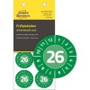 Emballasjebilde med inspeksjonsmerke: Avery Zweckform inspeksjonsmerker, Artikel: 6944-2026, Format: ⌀ 30 mm, Innhold: 80 inspeksjonsmerker / 10 ark, 8 inspeksjonsmerker/ark.