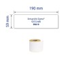 Enkel bilde etikett, Artikkel: AS0722480, Rulleetiketter, Format: 59 x 190 mm, 110 etiketter/rull.