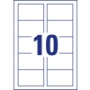 Stansemal enkeltark A4, Artikkel: C32011-10, Superior visittkort, Format: 85 x 54 mm, 10 kort/ark?