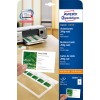 Pakningsbilde: Avery Zweckform Alle Skriver, Artikkel: C32011-10, Format: 85 x 54 mm, Skriverkompatibilitet: Inkjet, fargelaser, svart/hvit laser, kopimaskin, Innhold: 100 kort / 10 ark, 10 kort/ark.