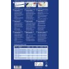 Bildet er et detaljert produktark for Quick&Clean-visittkort, som spesifiserer ulike typer, vekter, overflater og tilgjengelige trykkealternativer. Det har flere språk og fremhever nøkkelfunksjonene til produktene.