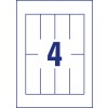 Stanse-tegning enkeltark A4, Artikkel: C32253-25, Bordkort, Format: 110 x 40 mm, 4 kort/ark?