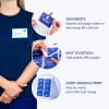 Et bilde som viser merkelappinnlegg for profesjonelle, med fokus på funksjoner som 160 innsatser, enkel avtakbarhet og kompatibilitet med Avery design og utskrift.