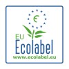 Bildet viser EU Ecolabel-logoen, som inkluderer grønne elementer, en stjernekrans som representerer Europa, og en lenke til nettstedet nedenfor.