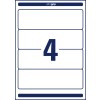 Stanse-tegning enkeltside A4, Artikkel: L4761REV-20, Permetiketter, avtakbare, Format: 61 x 192 mm, 4 etiketter/ark