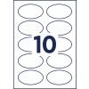Stanse-tegning enkeltark A4, Artikkel: L4882-20, Navne-etiketter, Format: 85 x 50 mm.