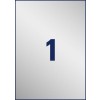 Stansetegning enkeltark A4, Artikkel: L6013-20, typeskilt-etiketter, Format: 210 x 297 mm, 1 etikett/ark?