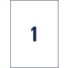 Stanse-tegning enkeltark A4, Artikkel: L7767-40, Høyglansetiketter, Format: 210 x 297 mm, 1 etikett/ark?