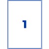 Stanse-tegning enkeltside A4, Artikkel: L7997-25, Frakt-etiketter, Format: 199,6 x 289,1 mm, 1 etikett/ark?