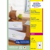Emballasjebilde: Avery Zweckform resirkuleringsforsendelsesetiketter, artikkel: LR7161-100, format: 63,5 x 46,6 mm, utskriftsegnet: laser s/h, fargelaser, innhold: 1.800 etiketter / 100 ark, 18 etiketter/ark.