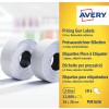 Pakningsbilde: Avery Zweckform Etiketter, Artikkel: PLR1626, Format: 26 x 16 mm, Innhold: 12.000 etiketter / 10 ruller, 1.200 etiketter/rull.
